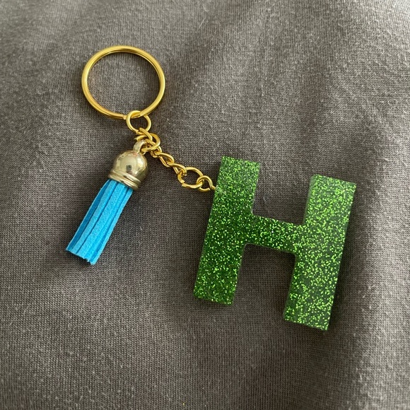 Handmade Letter "H" Keychain - Picture 1 of 6